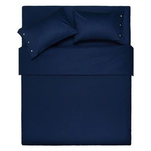 Постільна білизна Ardesto Mix&Match Gloria сатин синій євро 200х220 (ART2022SN) зображення 1