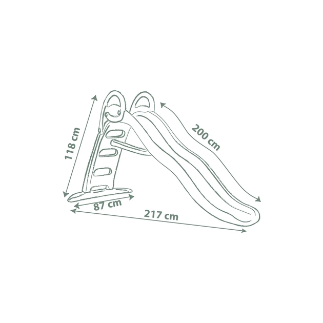 Горка Smoby Life Веселая волна, с водным эффектом (7600820405) - изображение 4