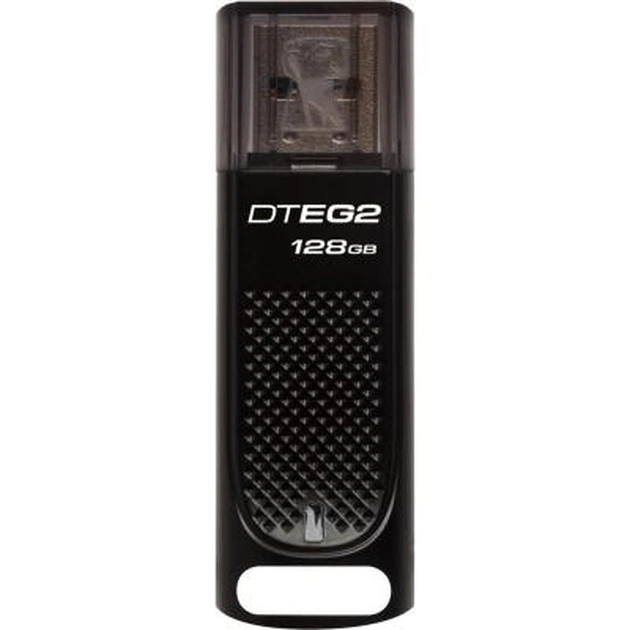 USB флеш накопичувач Kingston 128GB DataTraveler Elite G2 Meta Black USB 3.1 (DTEG2/128GB) - изображение 1