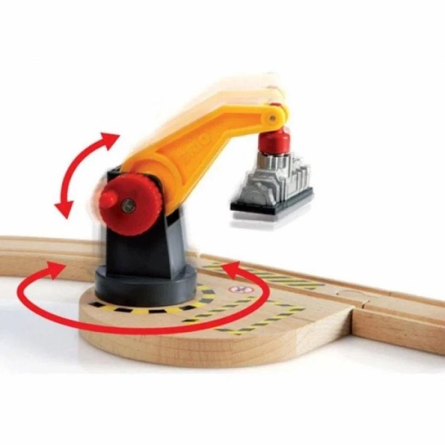 Залізниця Brio World Переїзд і кран (33208) - picture 3