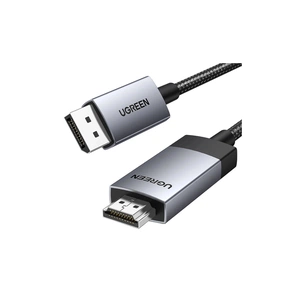 Кабель мультимедійний DisplayPort M to DisplayPort M 3.0m V1.2 4K60Hz 2K144Hz 1080P240Hz black Ugreen (25491) зображення 1