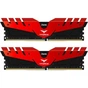 Модуль пам'яті для комп'ютера DDR4 16GB (2x8GB) 2400 MHz Dark Red Team (TDRED416G2400HC14DC01) - уменьшенное изображение 1