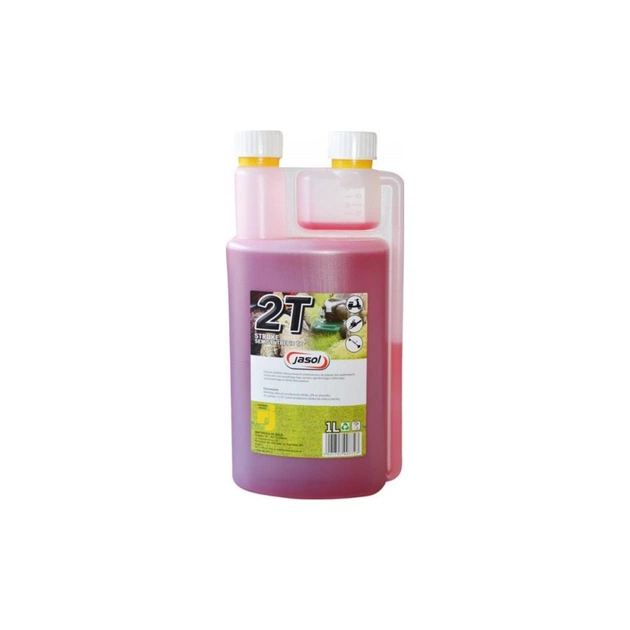 Моторное масло JASOL 2T Stroke OIL Semisynthetic TC RED 1л (2TR1DS) - изображение 1