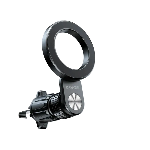 Універсальний автотримач Canyon Magnetic car holder OnGrip 12 suction + air vent Black (CNS-CCHM12) - picture 5