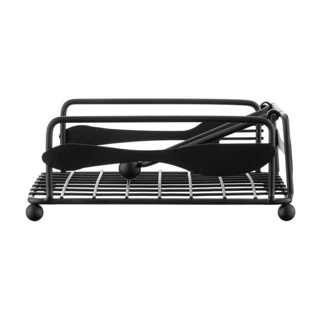 Серветниця Ardesto Midori 18х18х7см, метал, чорний (AR0906B) - picture 5