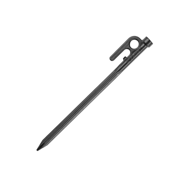 Комплект кілочків Naturehike CNH22ZP018 20 см чорний (6927595713297) - зображення 1