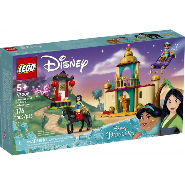 Конструктор LEGO Disney Princess Пригоди Жасмін та Мулан (43208) - изображение 1