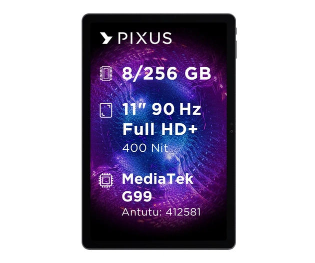 Планшет Pixus Titan 11" 8/256GB 4G Grey - зображення 16