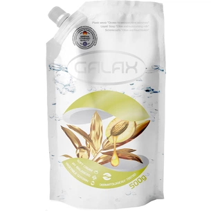 Рідке мило Galax Олива та зволожуюче молочко дой-пак 500 г (4260637721655) зображення 1