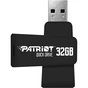 USB флеш накопичувач Patriot 32GB Color Quick Drive Black USB 3.1 (PSF32GQDBK3USB) - зменшене зображення 1