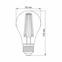 Лампочка Videx Filament A60F 10W E27 4100K 220V (VL-A60F-10274) - зменшене зображення 3