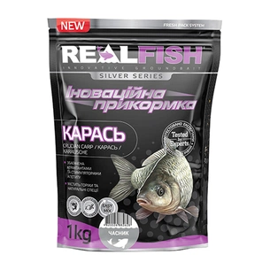 Прикормка Real Fish Silver Series Карась Часник 1kg (809.00.22) зображення 1