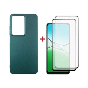 Чохол до мобільного телефона Dengos Oppo A5 4G Case Soft + 2 Glass (Green) (DG-CTG2P-26) зображення 1