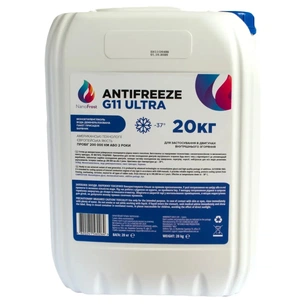 Антифриз NanoFrost G11 Ultra синій, 20кг зображення 1