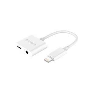 Перехідник Lightning to 3.5mm/Lightning 2LT-WH-BP Orico (CA912797) зображення 1