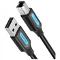 Кабель для принтера Vention USB - USB Type-B (M/M), 5 м, Black (COQBJ) - уменьшенное изображение 2
