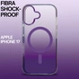 Чохол до мобільного телефона BeCover FIBRA Shock-Proof MagSafe Apple iPhone 17 Deep Purple (715442) - зменшене зображення 4