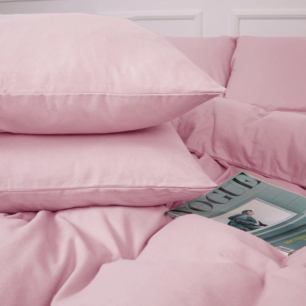Постельное белье MirSon 008 Pink Фланель 220х240 King Size (2200009651151) - изображение 4