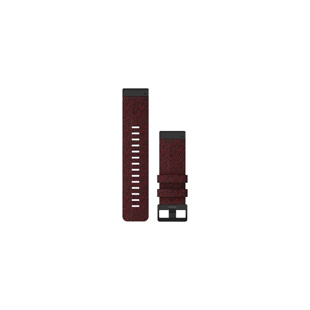 Ремінець до смарт-годинника Garmin fenix 6X 26mm QuickFit Heathered Red Nylon (010-12864-06) - зображення 1