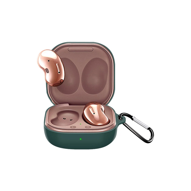 Чохол для навушників BeCover Silicon для Samsung Galaxy Buds 2 / Buds Live / Buds Pro Dark Green (705408) - зображення 1