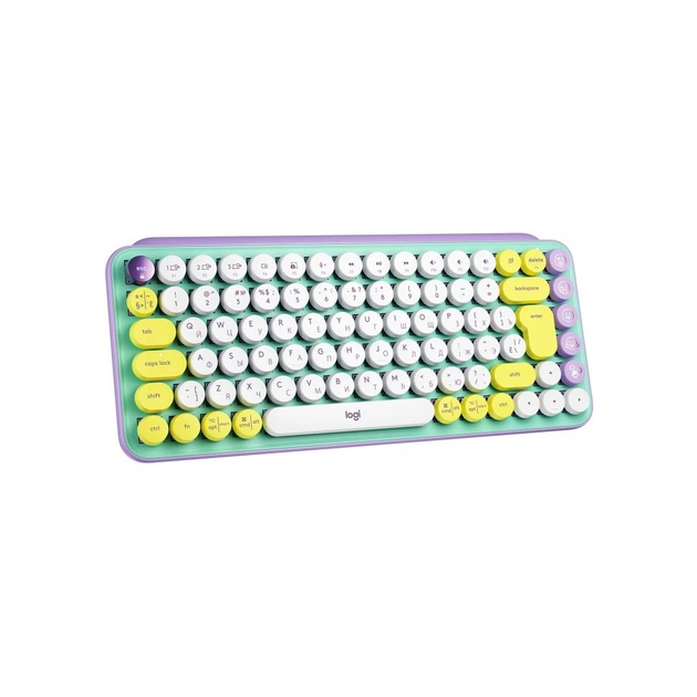 Клавіатура Logitech POP Keys Wireless Mechanical Keyboard Daydream Mint (920-010717) - зображення 1