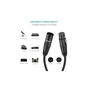 Кабель мультимедійний XLR M to XLR F 2.0m AV130 black Ugreen (20710) - зменшене зображення 5