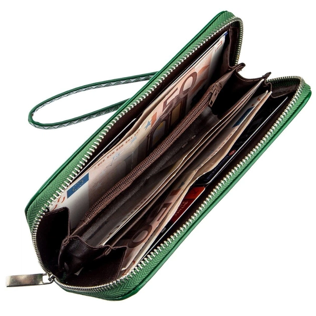 Кошелек Kivi Из экокожи Зеленый (19034) - изображение 3