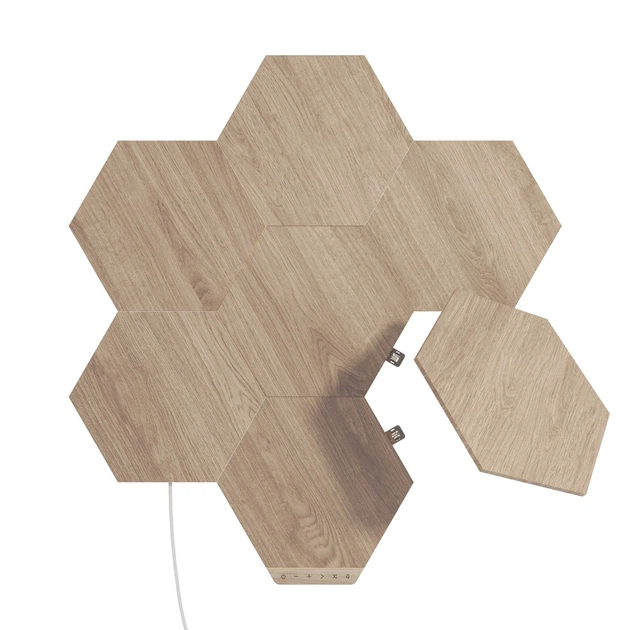 Розумна система освітлення Nanoleaf Elements - Hexagons Starter Kit Apple HomeKit, 7 шт. (NL52-K-7002HB-7PK) - picture 3