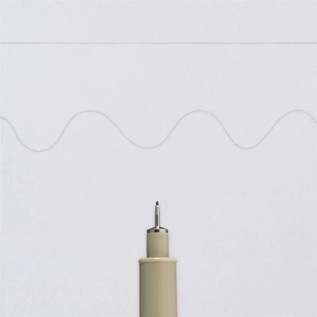 Лайнер Sakura Pigma Micron (0.1) 0,25 мм світло Сірий (084511333659) - picture 3