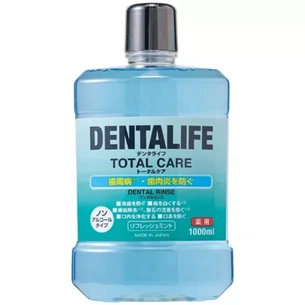 Ополаскиватель для полости рта Rocket Soap Medicated Dental Rinse Безалкогольный антибактериальный Свежая мята 1 л (4571113808310) изображение 1