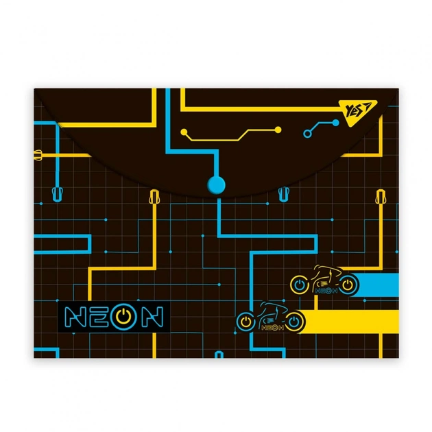 Папка - конверт Yes на кнопке А4 Ultrex (492019) - изображение 1