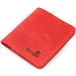 Портмоне Shvigel Шкіряне Червоне (16602) зображення 1