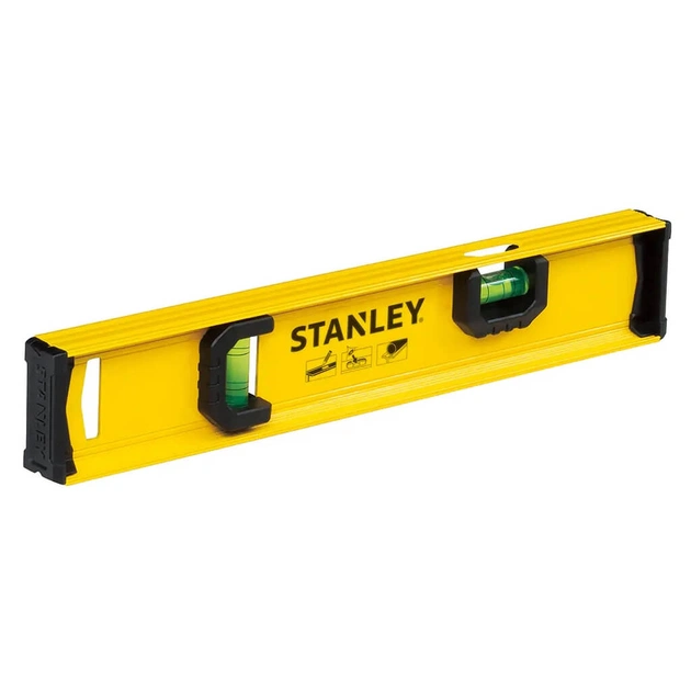 Уровень Stanley BASIC I-BEAM, 300 мм, 2 капсулы (0-42-072) - изображение 1
