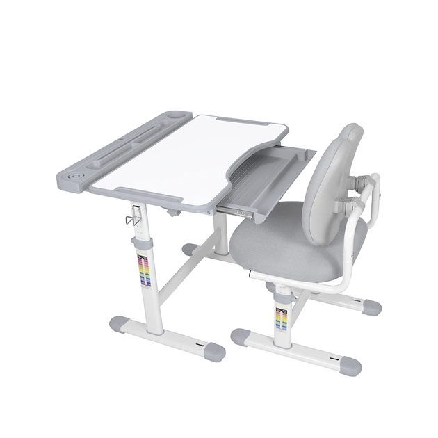 Парта зі стільцем FunDesk Vivo Grey (221892) - picture 8