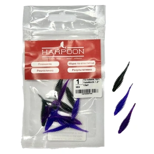 Силикон рыболовный Harpoon ТЕП TANTA YotoWorm 1.5" MIX1 13шт (7407000007948) изображение 1