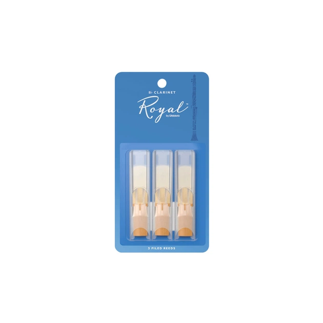 Тростина для кларнета D'Addario Royal - Bb Clarinet #3.0 - 3-Pack (RCB0330) - зображення 1