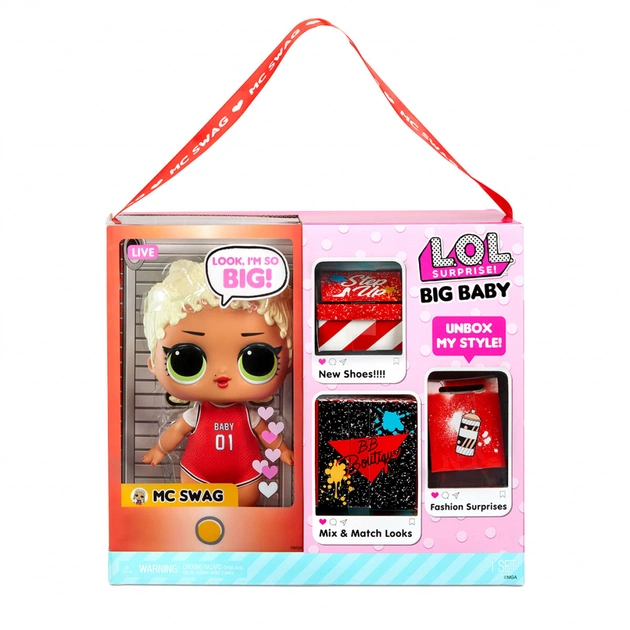 Лялька Na! Na! Na! Surprise мега-лялька серії Big B.B.Doll - Леді-DJ (577461) - зображення 1