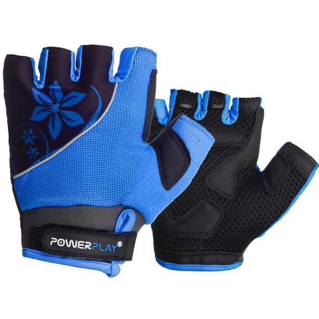 Велорукавиці PowerPlay Women 5281 Blue S (5281B_S_Blue) - изображение 1
