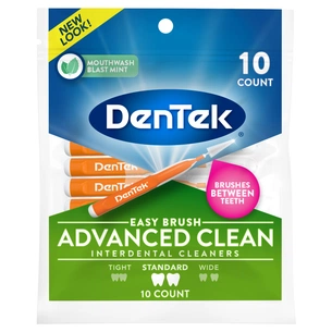 Щітки для міжзубних проміжків DenTek Зручне очищення для Стандартних проміжків 10 шт. (047701001134) изображение 1