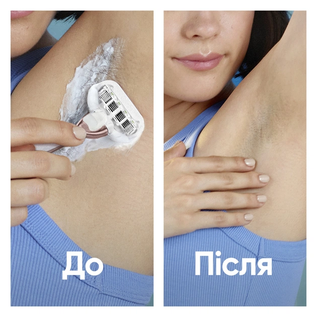 Бритва Gillette Venus Extra Smooth Sensitive RoseGold з 3 змінними картриджами (7702018609994) - picture 8