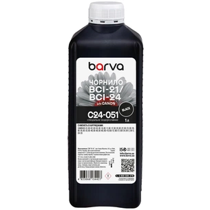 Чорнило Barva Canon BCI-21/BCI-24 1 л, special, black (C24-051) зображення 1