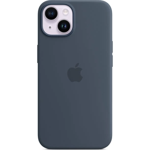 Чохол до мобільного телефона Apple iPhone 14 Plus Silicone Case with MagSafe - Storm Blue,Model A2911 (MPT53ZE/A) зображення 1
