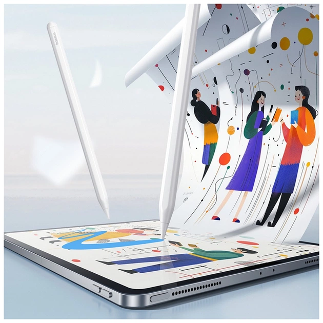 Стилус Baseus Smooth Writing 3 Wireless Charging Stylus Active White (P80080806213-00) - picture 9