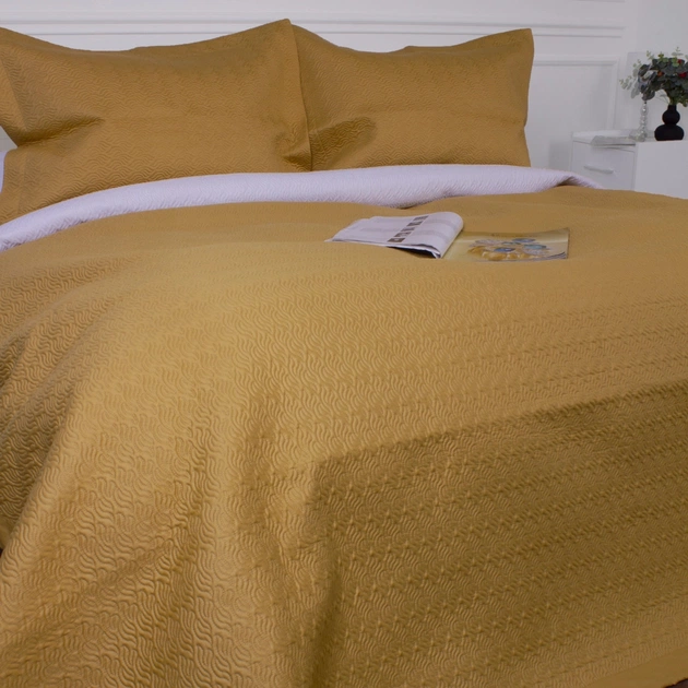 Покривало MirSon набір Imperial Gold Line покривало 200х220 см + наволочки 50х70 см х 2 шт (2200007177882) - picture 4