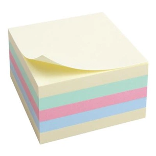 Бумага для заметок Axent with adhesive layer 75x75мм,450sheets,pastel colors mix (2324-00-А) изображение 1