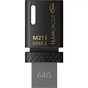 USB флеш накопичувач Team 64GB M211 Black USB 3.2/Type-C (TM211364GB01) - зменшене зображення 2