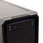 Корпус GTL 3804N1-U3C Black, БП 500W, Midi Tower, ATX / MicroATX / Mini ITX, 2xUSB 2.0, 1xUSB 3.0, 1xUSB 3.0 Type-C, CPU - 155мм/VGA - 330мм, 375x195x413 мм, 0.4 мм, 2.6 кг - уменьшенное изображение 5