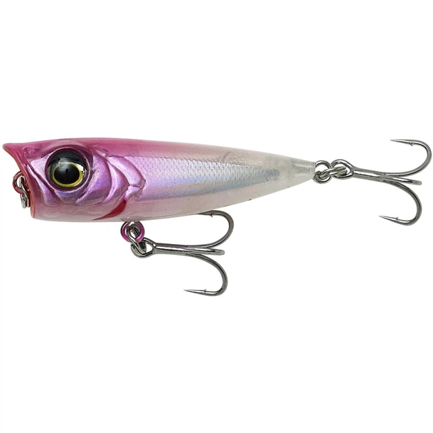 Воблер Savage Gear 3D Minnow Popper F 43mm 2.6g Pink Head (1854.16.96) - изображение 1