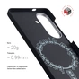 Чохол до мобільного телефона Armorstandart BlackIcon Aramid Plain MagCase Samsung S26 Plus Black (ARM90165) - зменшене зображення 3