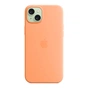 Чохол до мобільного телефона Apple iPhone 15 Plus Silicone Case with MagSafe Orange Sorbet (MT173ZM/A) - зменшене зображення 4